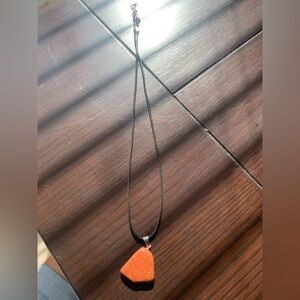 Goldstone necklace